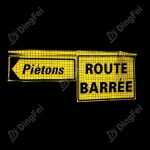 Roll Up Sign & Stand - Reflective Custom Roll Up Traffic Sign Roll Up Banner For Warning Safety